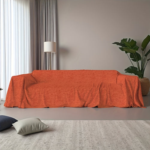 Copridivano Tinta Unita Facile e Moderno. Tappetino per Divano Adatto a Tutte le Stagioni, Utilizzabile come Coperta per Divano, Asciugamano per Divano e Protezione per Divano. Copertura Universale Lavabile per Mobili per l'Arredamento del Soggiorno, Disp