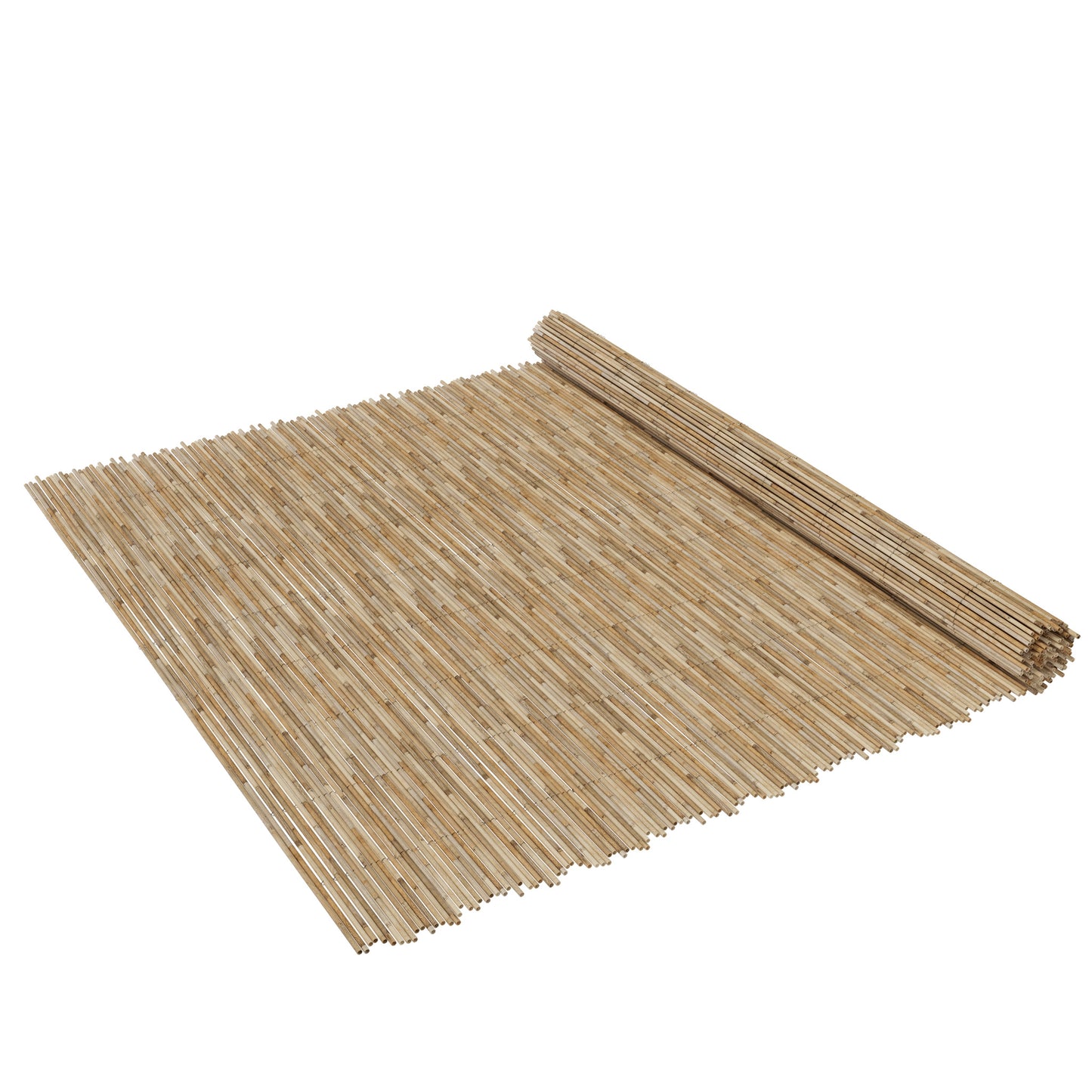 Schermo Privacy in Canne, Tappeto Naturale in Canne per Recinzione da Giardino, Protezione dal Vento per Balcone, Schermo Privacy da Esterno, Intrecciato con Filo Zincato, Installazione Facile, 80/90/120/160/180/200 X 300cm