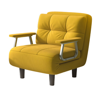 Poltrona Convertibile, Divano Letto e Sedia a Sdraio 3 in 1 con Cinque Posizioni Regolabili per Schienale e Cuscino Seduta, Realizzata in Tessuto Velluto a Coste. Perfetta per Camere da Letto, Soggiorni e Appartamenti