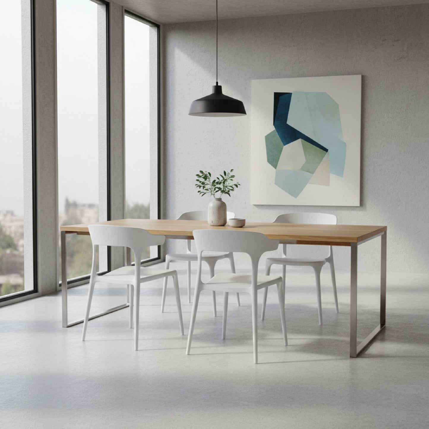 Baroni Home Set 4 Sedie in Plastica Bianca – Sedie Impilabili, Pronte all’Uso Senza Montaggio, Facili da Pulire, con Piedini Antiscivolo per Maggiore Stabilità – Ideali per Cucina, Soggiorno, Sala da Pranzo, Giardino, Terrazzo o Balcone – Sedute Comode e
