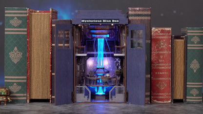 Kit Booknook, Casa delle Bambole, Puzzle 3D in Legno, Decorazione per la Casa, Articolo Decorativo, Adatto per San, Halloween, Ringraziamento, Natale e Regali di Compleanno (Scatola Magica Misteriosa)
