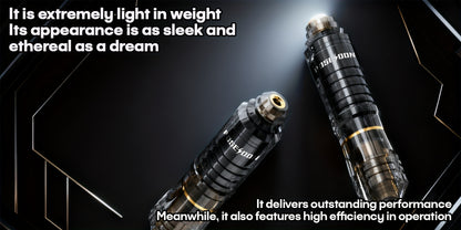 POSEIDON Kit Completo per Tatuaggio Rotativo con Display Digitale e Batteria da 1200mAh - Pistola per Tatuaggio Senza Fili con 10 Aghi e Cartucce, Kit Completo per Tatuaggio con 6 Colori di Inchiostri, Accessori per Tatuaggio per Principianti