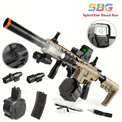 Lanciatore di Sfere di Gel, Giocattoli Orbeez Automatici [Aggiornamento ad Alta Velocità 7.4V] con Clip per Proiettili, Tamburo, Telemetro Olografico - Sfere di Gel Non Incluse. Regali Ideali per Natale e il Ringraziamento!