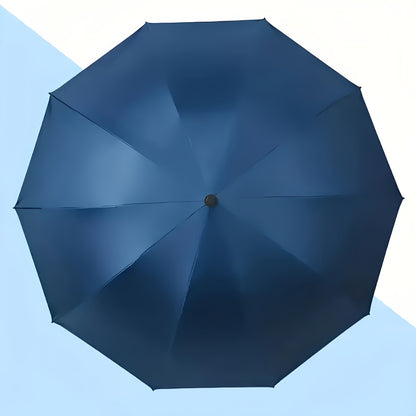 Ombrello Oversize, Ombrello Pieghevole Extra-Large Rinforzato a Dieci Stecche di Alta Qualità, Tessuto Ispessito con Protezione Solare, Ombrello da Viaggio Portatile, Unisex per Professionisti e Studenti, Ombrello Multifunzionale da Esterno dal Design Sem