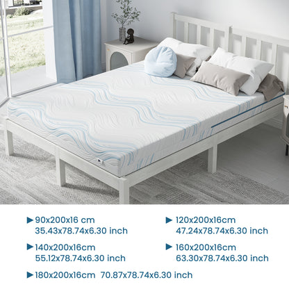Materasso Bedstory 90X200 120X200 140X200 160X200 180X200 Cm, Firmatozza H2/H3, Materasso in Schiuma Fredda da 16Cm