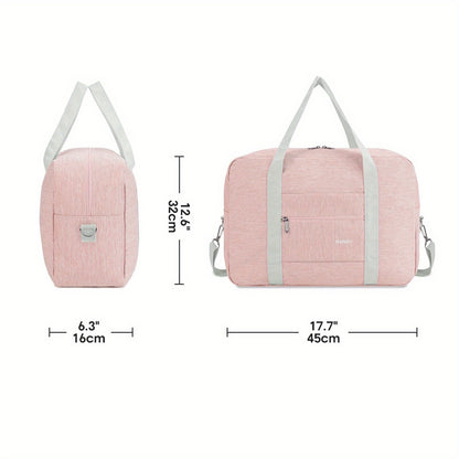 Borsa da Viaggio Sotto-Sedile per Uomini e Donne - Leggera e Compatibile con Aerei/Gate, con Tracolla Regolabile, Cuciture Rinforzate e Multi-Scomparto - Capiente e Resistente, Ideale per Viaggi, Weekend e Idea Regalo 2025