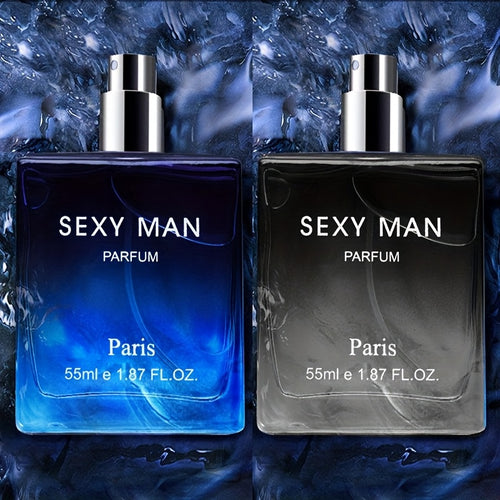 Profumo da uomo 55ml+3ml, Parfum Herren, Colonia con note legnose, Latte, Agrumi, Ebano, Emana un profumo da gentiluomo, a lunga durata, Perfetto per appuntamenti, feste e regali, Regali di San Valentino