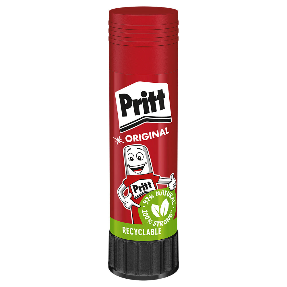 Pritt 25 Colla Stick Original 11g Sicura Naturale per Scuola Ufficio Fai da Te Lavabile Tessuti,Ufficio, Ritorno a scuola, Back To School, Back To Office