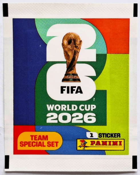 Panini FIFA World Cup 2026™ Set Speciale Squadra DFB – Confezione da 10 Pacchetti di Adesivi Glitterati