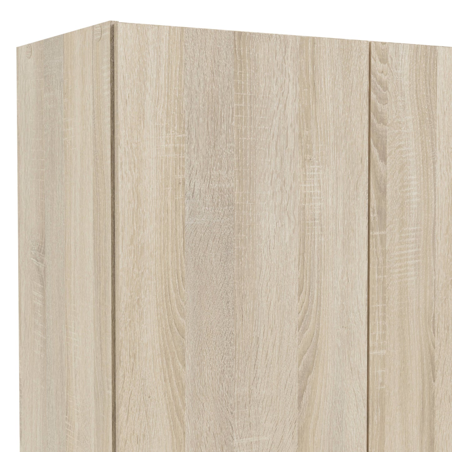 Guardaroba 2 ante Amylya, Mobile camera da letto, Cabina armadio portabiti, Armadio appendiabiti, 79x36 h170 cm, Disponibile in 2 colori