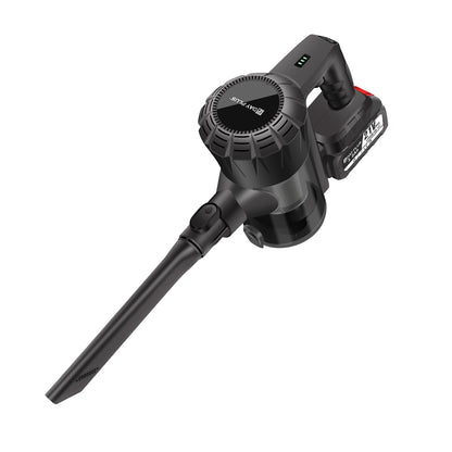 Aspirapolvere multifunzione senza sacco e senza fili, 1x o 2x batteria, aspirapolvere a bastone leggero, mocio senza fili, aspirapolvere con display a LED, autonomia, aspirapolvere verticale autoportante, aspirapolvere portatile leggero per la pulizia di