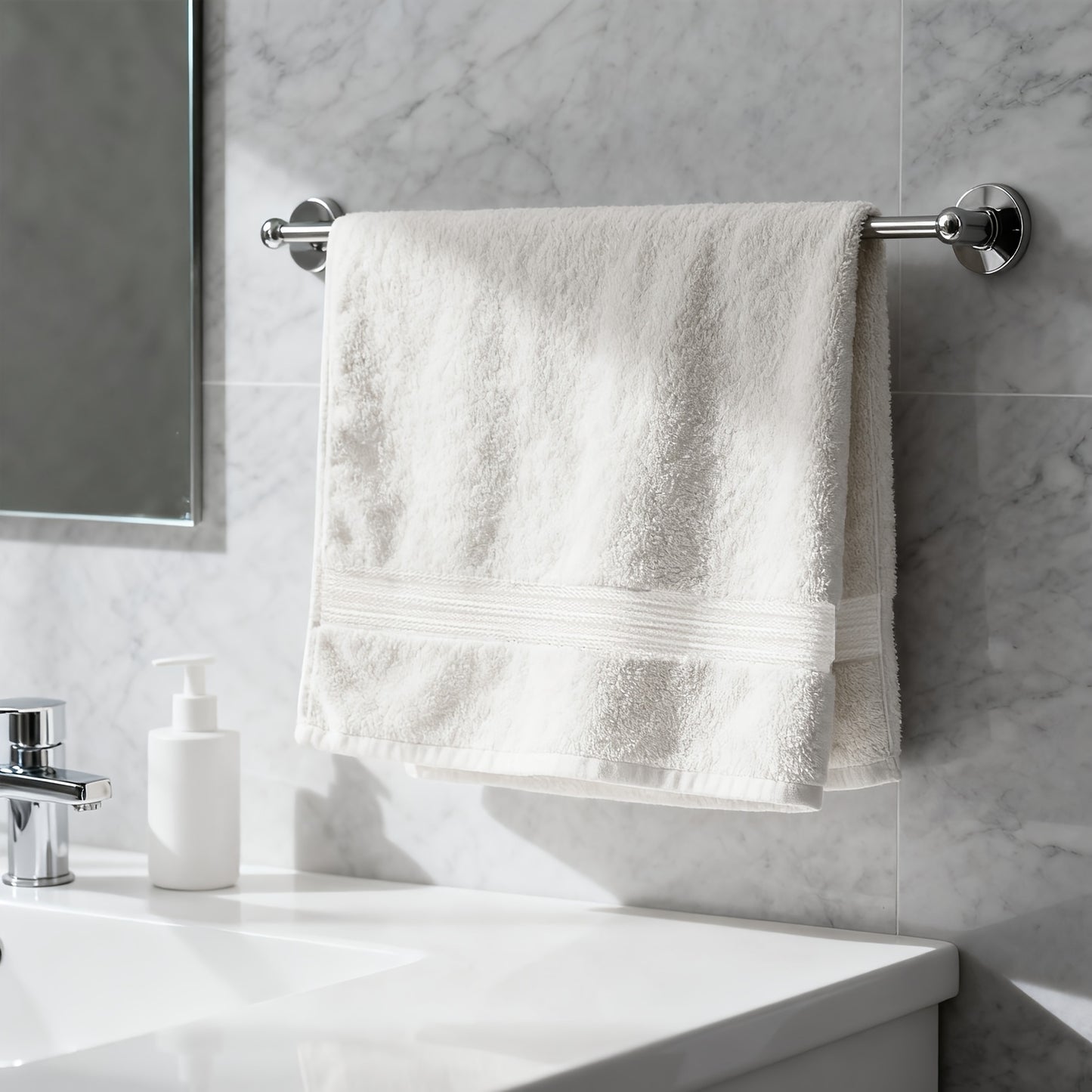 Confezione da 2 Asciugamani 100% Cotone 550gsm Extra Morbidi Super Assorbenti e Rapidi ad Asciare, Tovagliette per Mano o Ospiti, 30x50cm 50x100cm 70x140cm Disponibili in 9 Colori