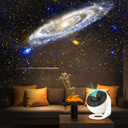 Proiettore Cielo Stellato Aggiornato, Lampada Proiettore Planetario, Cielo Stellato per Camera da Letto, Natale, con 13 Dischi Planetari, Proiettore Nebulosa/Luna/Galassia, Luce Notturna Cielo Stellato
