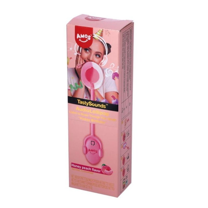 Amos Audio Lollipops | Musica Gustosa Mangiabile in Diverse Fragranze | Sorpresa Dolce con un'Esperienza Unica