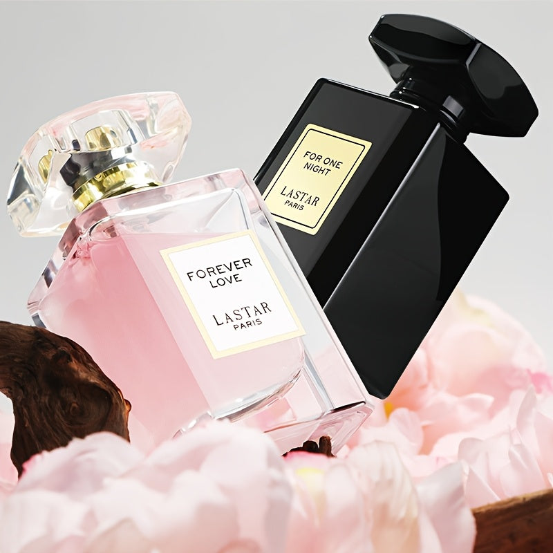 2 Flaconi di Profumo Trasparente da Donna, Rosa, Vaniglia, Gelsomino, Morbido e Dolce, Profumo Promozionale da Donna, Texture Avanzata, Fragranza Avanzata, Fragranza Floreale Affascinante a Lunga Durata, Consigliato per Appuntamenti, Viaggi, Regali per Do