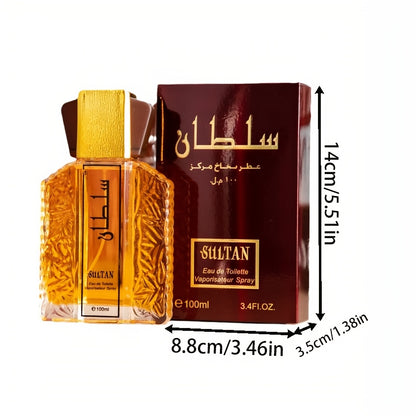 100ml+3ml, Profumo Floreale Legnoso da Uomo, Profumo da Uomo, Profumo Romantico a Lunga Durata, Bellamente Designato, Forma Unica, Regali di Festa, Adatto per il Lavoro Quotidiano