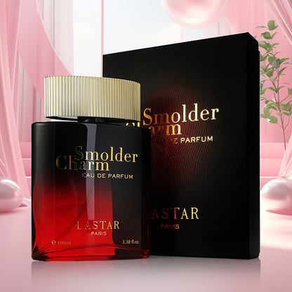LASTAR Colonia Uomo Ambery e Speziata, Eau De Parfum Intenso con Accordo di Toffee e Legno d'Ambra, Fonde il Cardamomo Vibrante con Accordi di Toffee, Infuso con Legno d'Ambra, Fragranza Elegante e Potente di Lunga Durata. 100ml, Regalo per Natale/Capodan