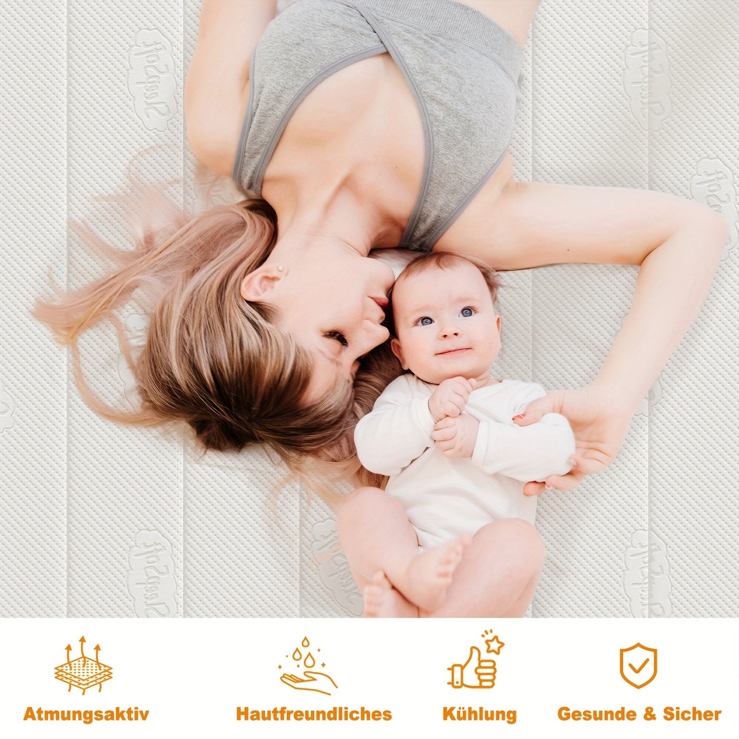 Materasso 140 x 200 cm - Durezza H3 Il letto contenitore ibrido a molle insacchettate e memory foam per supporto massimo e sollievo dalla pressione, Materasso da letto