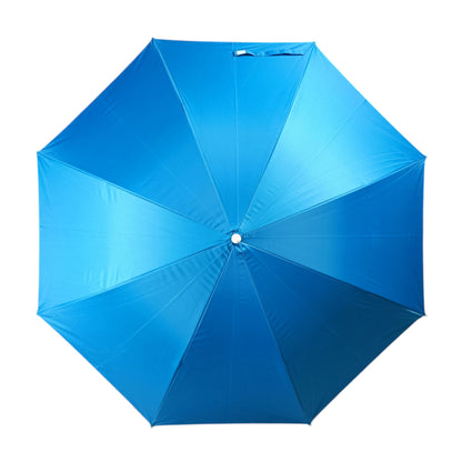 Ombrellone da spiaggia UV50+ 120Cm, Ombrellone da spiaggia portatile con clip per sedia Tumbona, campeggio, giardino, poliestere leggero resistente, protezione solare regolabile