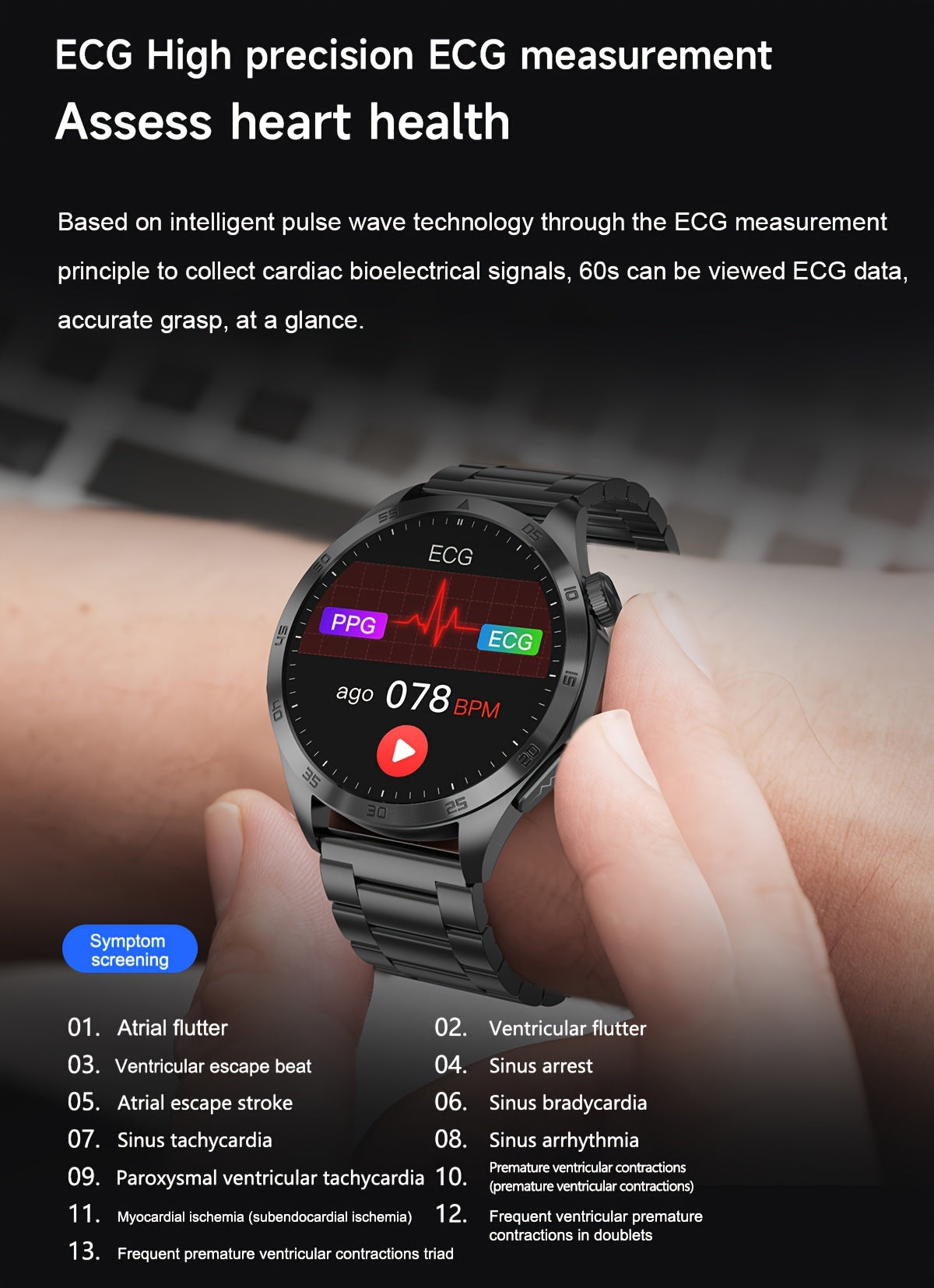 Smartwatch 2026: Batteria a lunga durata da 380mAh, Display AMOLED da 3.63cm, Chiamate BT5.2, Menstruo & Previsioni Meteo, Modalità Multi-Sport, Ricarica Magnetica, Assistente Vocale/SOS, Per Telefoni Android & IOS, Regalo Per Lui & Lei