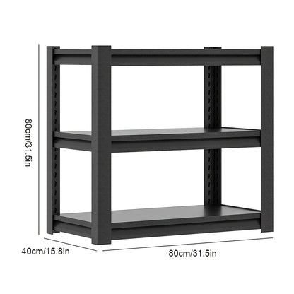 Scaffale portaoggetti in metallo regolabile a 1 pezzo, robusto, a 3/4/5 ripiani, per garage, accessori da viaggio, articoli essenziali da viaggio, adatto per viaggi e uscite, magazzino, cantina, dispensa - Scaffale organizzatore multiuso