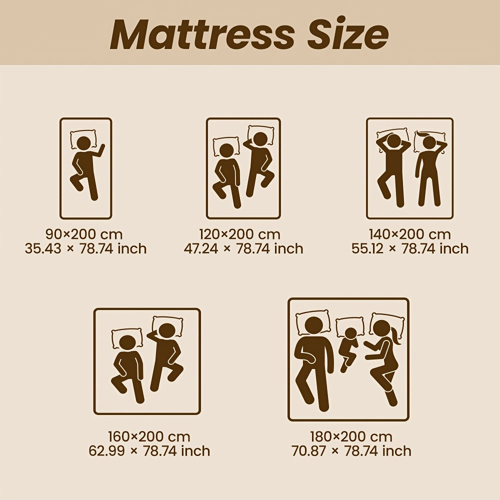 Materasso a Sfere Pocket Bedstory H3/H4 - 20 cm di Altezza, Guscio in Schiuma e Traspirante, Isolamento del Movimento e Supporto della Postura del Corpo