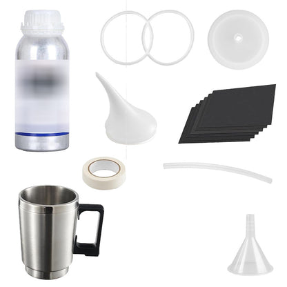 Kit di preparazione per riparazione fari 800g+800g/ Vapore/ Riparazione, Ristrutturazione riscaldamento e appannamento fari