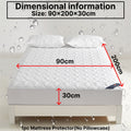 1 Protezione Materasso Impermeabile Comfort, Morbida e Traspirante con Tecnologia Soundwave, Lenzuolo con Angoli Impermeabile, Coprimaterasso Tinta Unita Silenzioso, Adatto per Appartamenti, Camere da Letto, Hotel, Stanze per Ospiti e Dormitori Studentesc