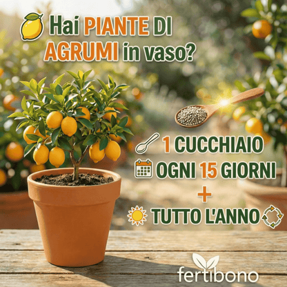Fertilizzante Speciale per Agrumi per Alberi di Limone e Arancio, (2KG), 20-5-11 con Ferro, Calcio, Solfuro, Magnesio e Manganese - Correttore di Mancanza Multipla