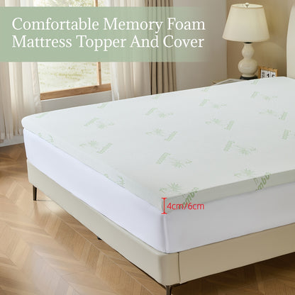 Coprimaterasso in Gel Blu con Design Jacquard Unico, Protezione Materasso 4cm o 6cm, Offre Supporto Confortevole, Il Coprimaterasso è Facile da Rimuovere e Lavabile in Lavatrice, La Scelta Migliore per il Shopping.