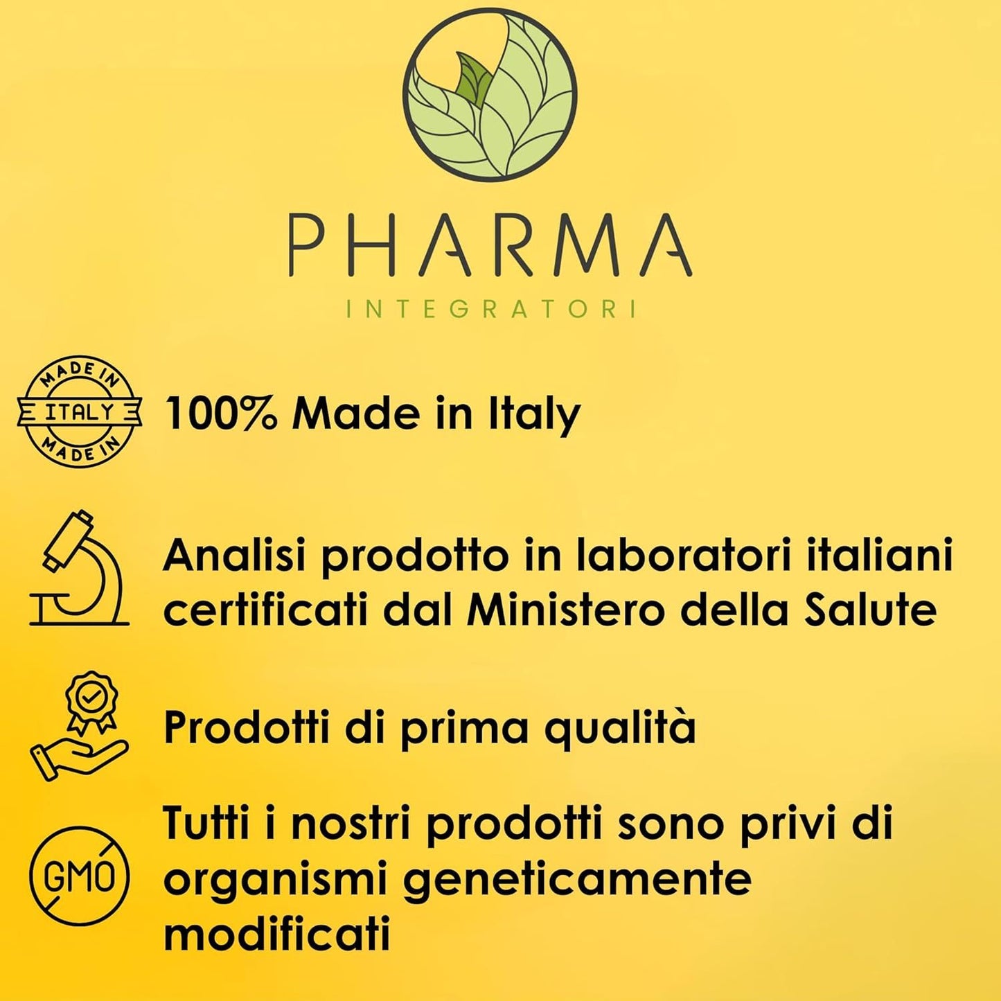 Magnesio Bisglicinato Puro con Vitamina B6, B1 e B5 – Integratore Magnesio ad Alta Qualità in Capsule – Made in Italy