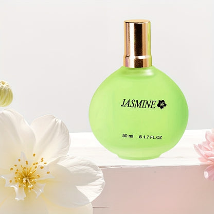 Profumo da Donna, Profumo al Gelsomino, Fragranza Floreale, Concentrazione 6%, Economico, Adatto per Riunioni Quotidiane e Altre Occasioni, Utilizzabile Anche come Regalo per le Feste, 50ml
