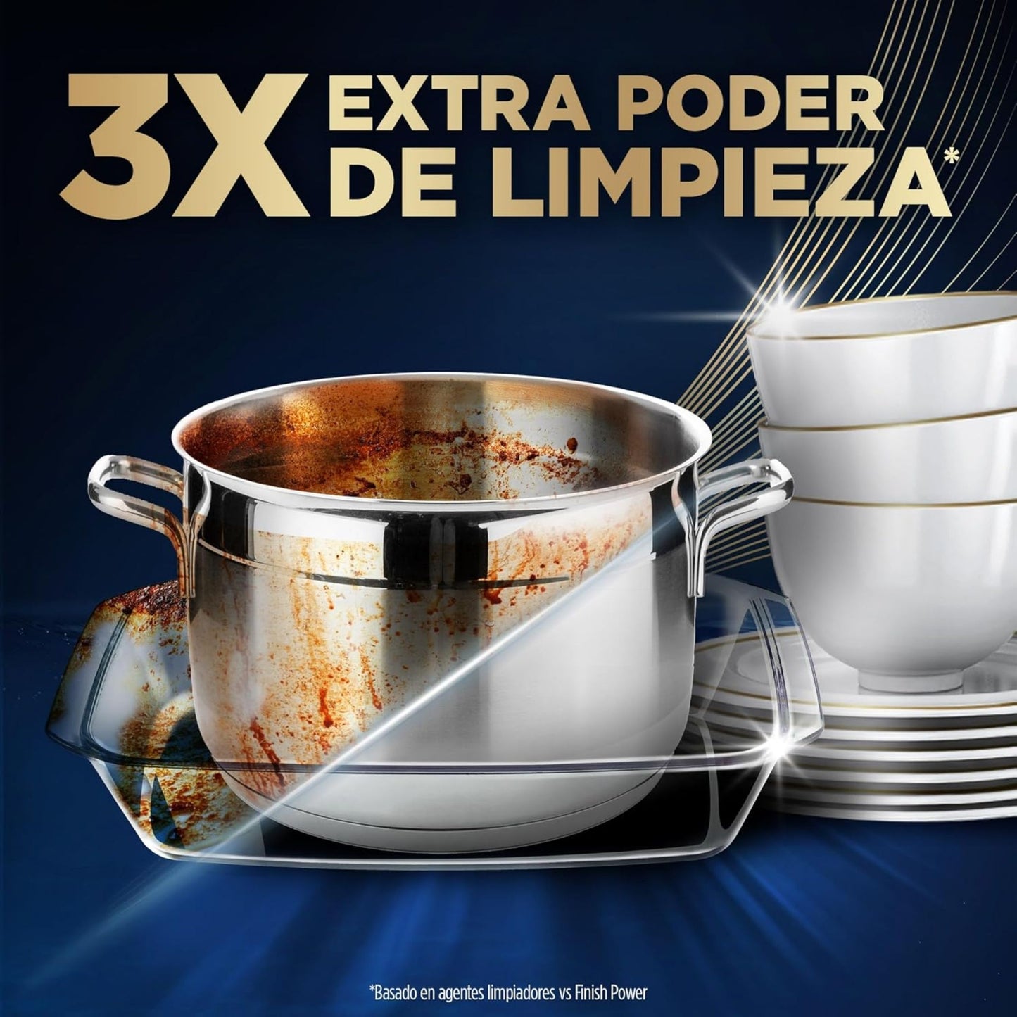 Finish Powerball Ultimate All in 1 - 60 Capsule per Lavastoviglie (732G) - Brillantezza e Pulizia Intensiva