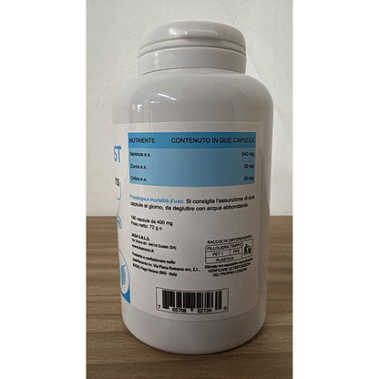 Integratore Prostata con Serenoa Repens, Semi di Zucca ed Ortica - Made in Italy - Spedizione veloce da magazzino locale