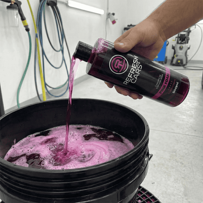 Refresh Cars Pink Foam 500ml - Shampoo Attivo Schiuma Rosa per Prelavaggio e Lavaggio Manuale Auto - Pulizia Profonda