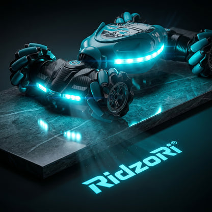 RidzoRi Nuova Macchina Giocattolo Telecomandata con Sensore di Movimento Gestuale, Trasformabile, Acrobatica, a Torsione, Controllo Manuale, Fuoristrada, Arrampicata, a Quattro Ruote Motrici, Regalo di Compleanno, Regalo di Natale, Regalo per Qualcuno, Ma
