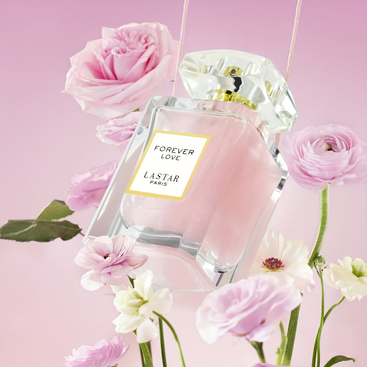 Forever Love Parfum, 1.86 Fl Oz. LASTAR Premium Fragrant Spray Gift Box, Profumo di Gelsomino, Mostra il Fascino Elegante della Donna, Fragranza a Pheromoni a Lunga Durata per Feste, Viaggi, Compleanni e Regali per Festival