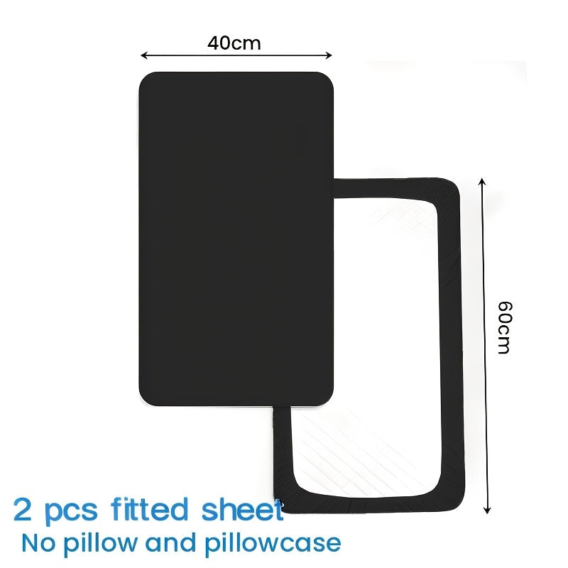 2 Lenzuola con Angoli Elastici, 30cm di Gonna, Ipoallergeniche, Traspiranti, Adatte per Camere da Letto, Dormitori e Camere Ospiti, Lavabili in Lavatrice, Adatte a Tutte le Stagioni, Copripiumino Non Incluso, Regalo per Natale e Capodanno