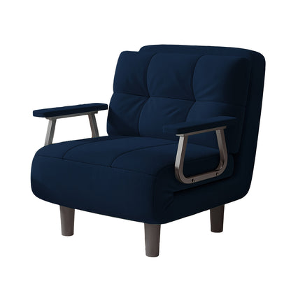 Poltrona Convertibile, Divano Letto e Sedia a Sdraio 3 in 1 con Cinque Posizioni Regolabili per Schienale e Cuscino Seduta, Realizzata in Tessuto Velluto a Coste. Perfetta per Camere da Letto, Soggiorni e Appartamenti