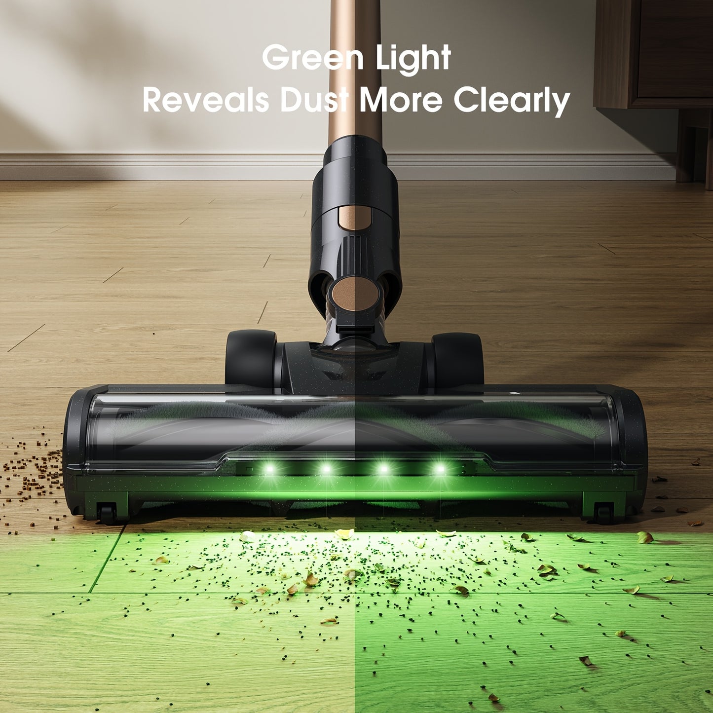 Aspirapolvere senza fili Lubluelu 46 Kpa -groviglio, aspirapolvere a bastone 6 in 1 con display a LED, autonomia di 50 minuti per tappeti, pavimenti duri, peli di animali domestici
