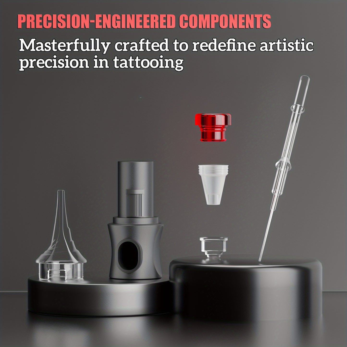 POSEIDON Kit Completo per Tatuaggio Rotativo con Display Digitale e Batteria da 1200mAh - Pistola per Tatuaggio Senza Fili con 10 Aghi e Cartucce, Kit Completo per Tatuaggio con 6 Colori di Inchiostri, Accessori per Tatuaggio per Principianti