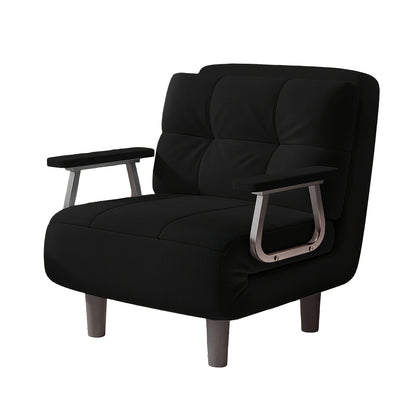 Poltrona Convertibile, Divano Letto e Sedia a Sdraio 3 in 1 con Cinque Posizioni Regolabili per Schienale e Cuscino Seduta, Realizzata in Tessuto Velluto a Coste. Perfetta per Camere da Letto, Soggiorni e Appartamenti