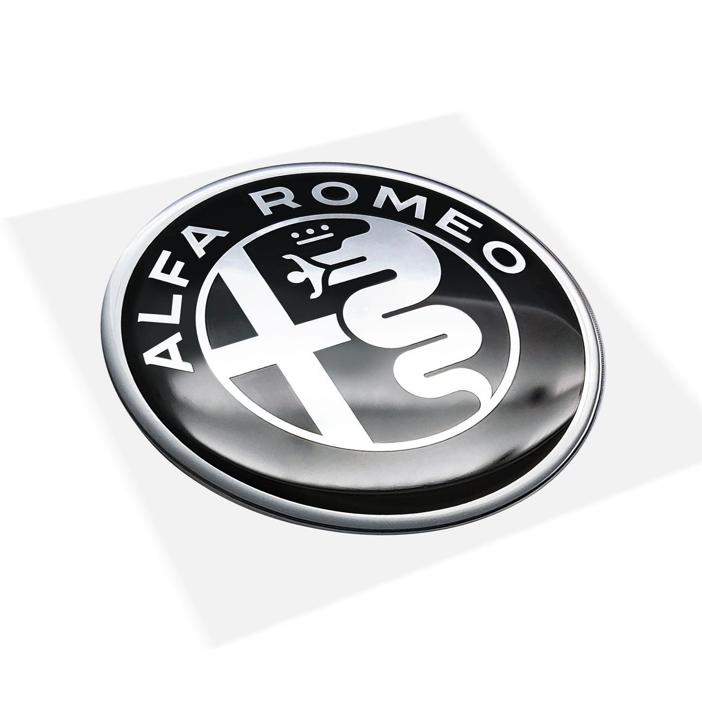 Adesivi 3D Ufficiali Logo Black, Diam. 48 mm