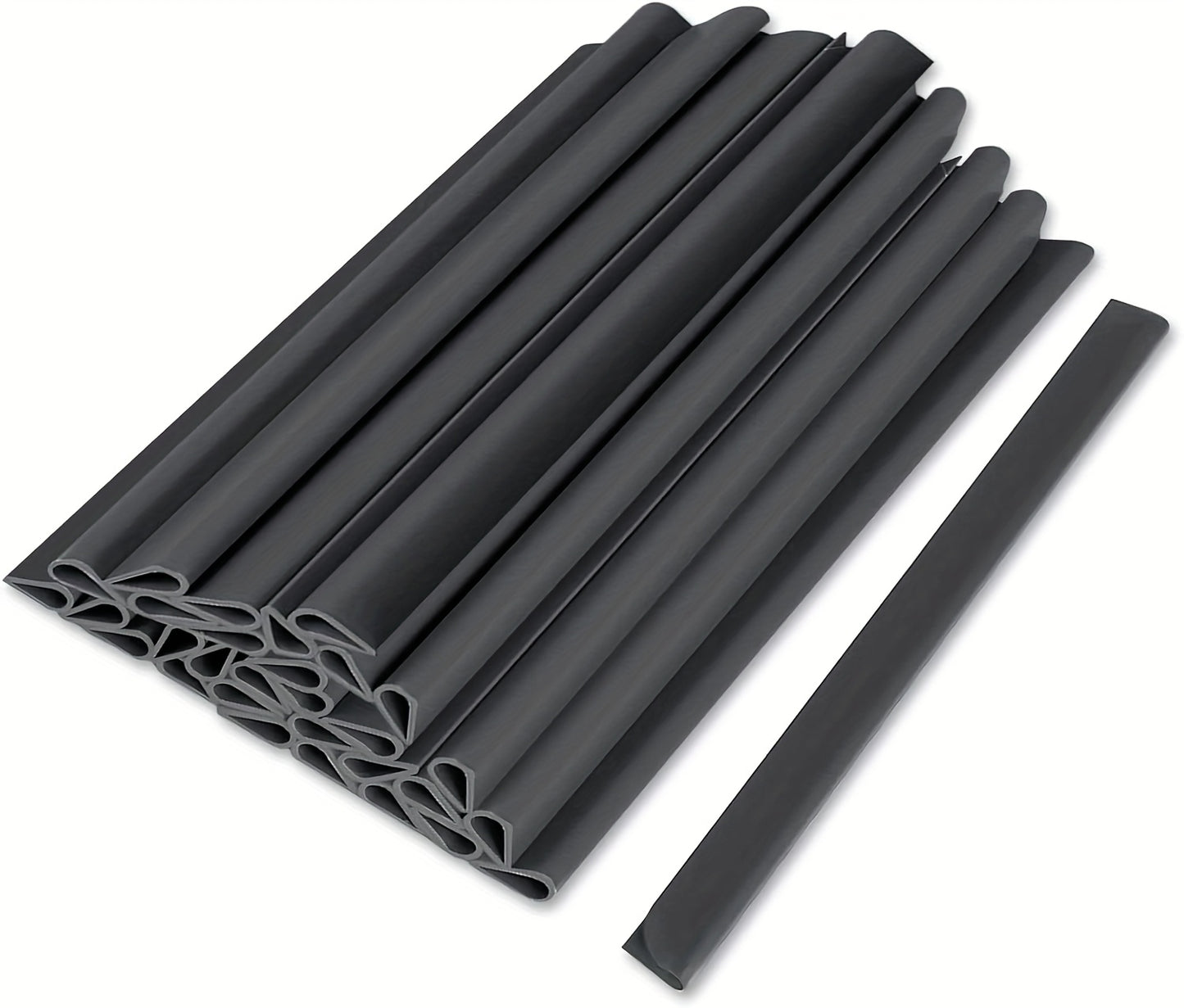 72 pezzi di strisce oscuranti in PVC con guide di fissaggio, progettate per essere utilizzate come schermatura antivento o oscurante per giardini e recinzioni, inclusi clip di fissaggio per recinzioni a doppio filo in colore antracite