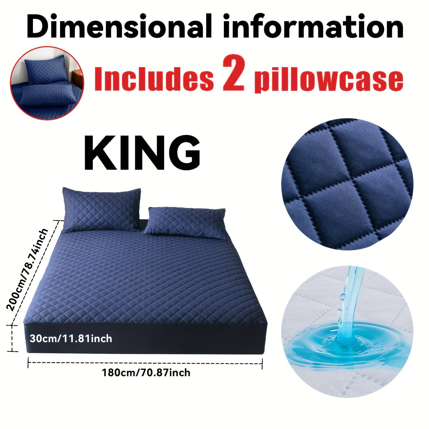 Set di lenzuola con angoli multicolore da 2/3 pezzi, protezione per materasso con lenzuolo con angoli, set completo antiscivolo, ideale per hotel, casa, camera degli ospiti, camera da letto, copertura completa