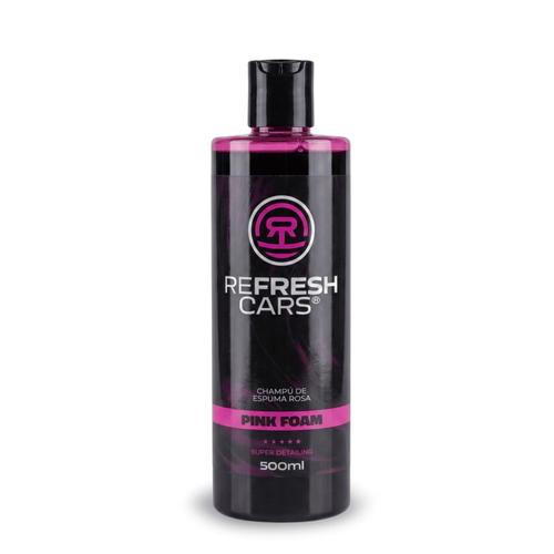 Refresh Cars Pink Foam 500ml - Shampoo Attivo Schiuma Rosa per Prelavaggio e Lavaggio Manuale Auto - Pulizia Profonda