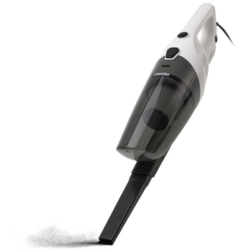 Aspirapolvere verticale senza sacco 800W 17 kPa Filtro EPA 11 Contenitore per polvere trasparente 0.6L Tubo metallico robusto Manico staccabile Cavo lungo da 7 metri Include spazzola per pavimenti duri e bocchetta a spina di pesce per una pulizia precisa