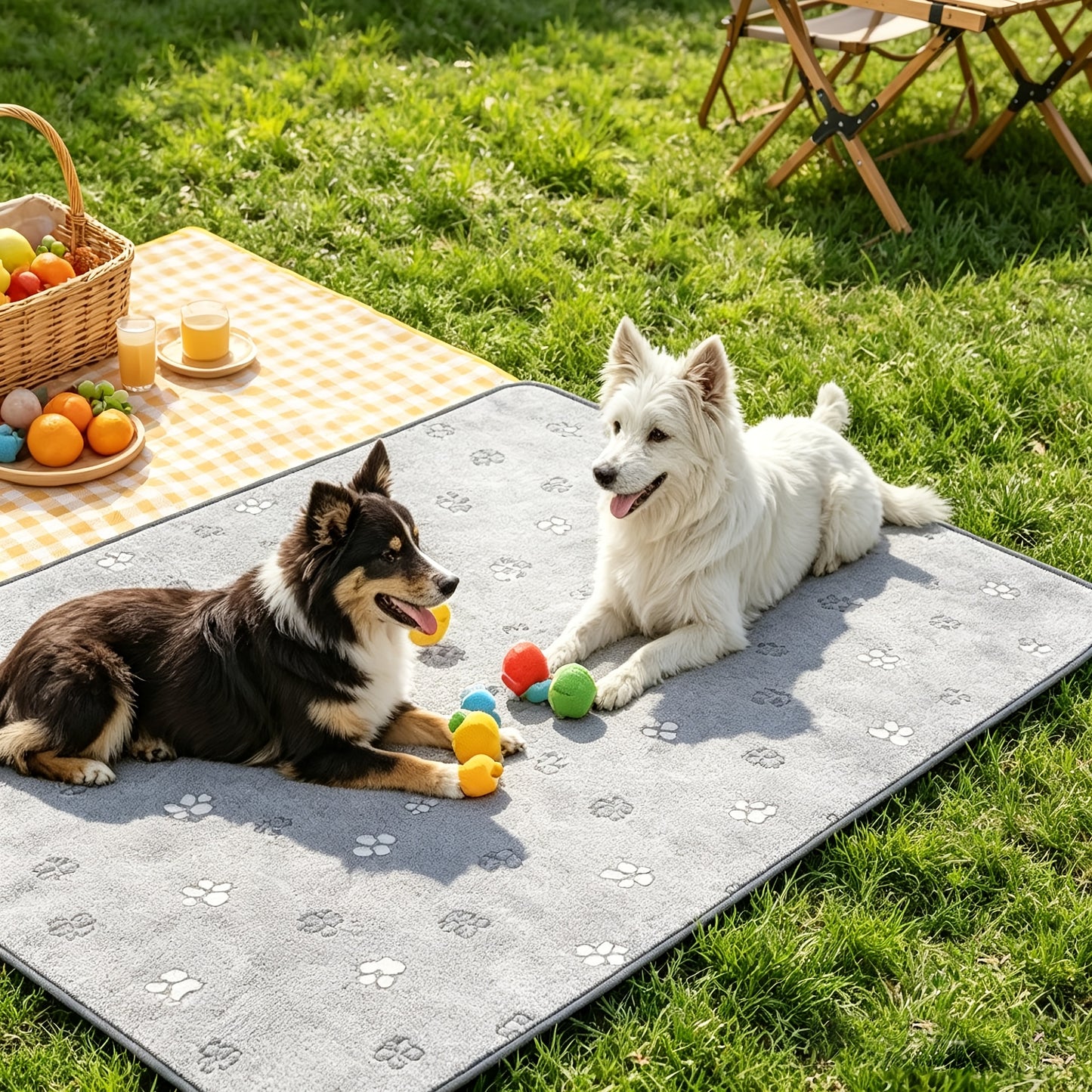 2 Pezzi di Tappetini Lavabili per Cani, Tappetini Riutilizzabili per Cani, Tappetini per Cuccioli, Tappetini da Allenamento Antiscivolo per Box, Gabbia, Auto, Regali di Natale.