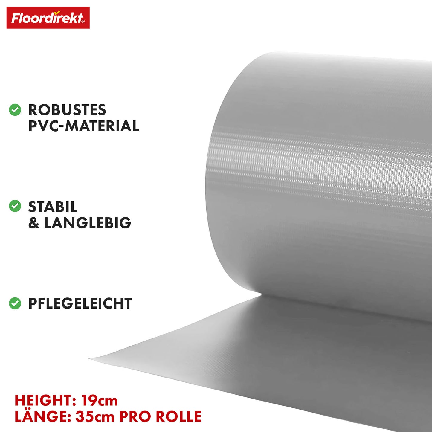 Striscia PVC per Privacy per Recinzione a Doppio Filo – Rotolo da 35m, Altezza 19cm, Include 20 Clip, Disponibile in 3 Colori e 4 Design