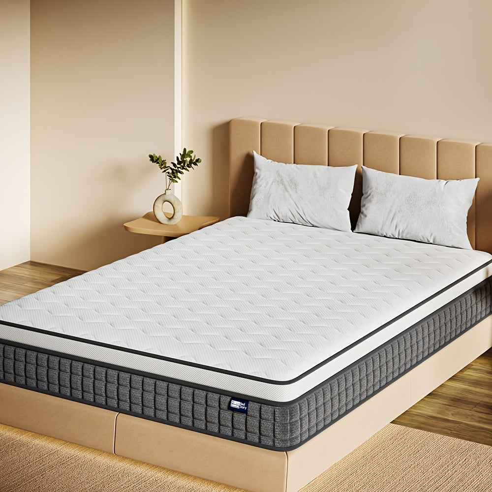 Materasso a Sfere Pocket Bedstory H3/H4 - 20 cm di Altezza, Guscio in Schiuma e Traspirante, Isolamento del Movimento e Supporto della Postura del Corpo